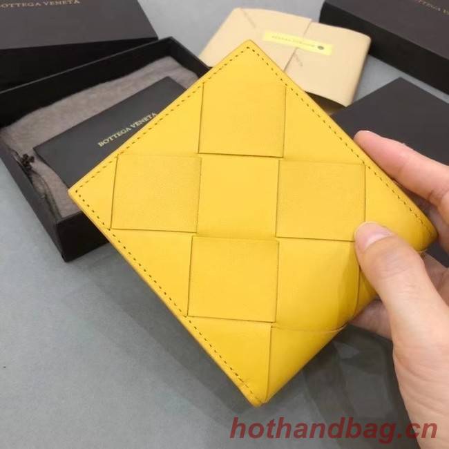 Bottega Veneta BI-FOLD WALLET 649603 yellow