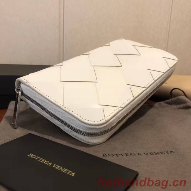 Bottega Veneta ZIP-AROUND WALLET 114076 white