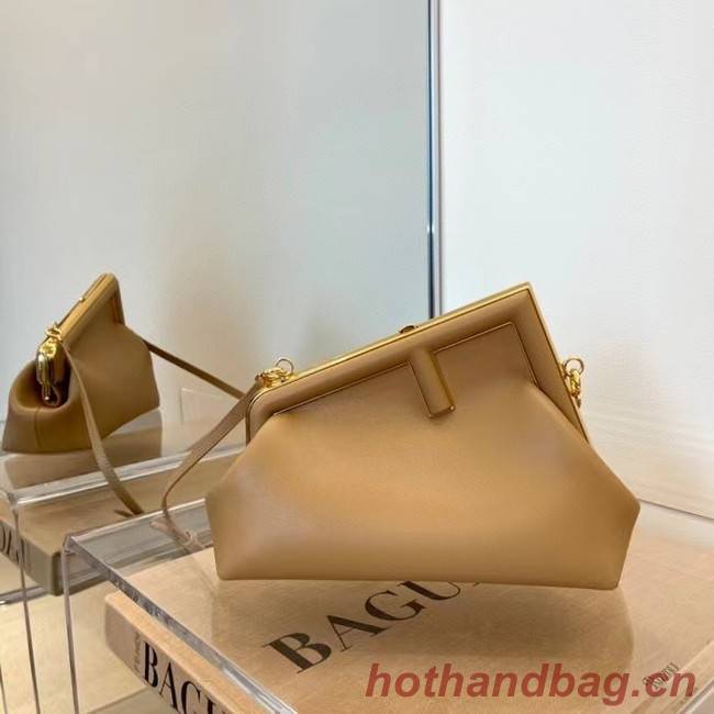 FENDI FIRST SMALL leather bag 8BP129A Cream