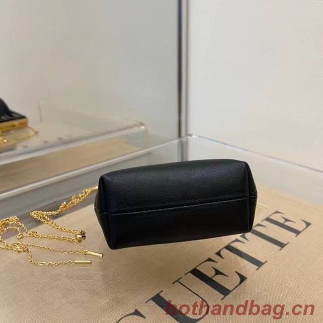 Fendi Original Leather Mini Clutch Bag 56831 black