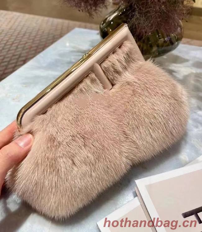 FENDI FIRST SMALL Pink mink bag 8BP129A