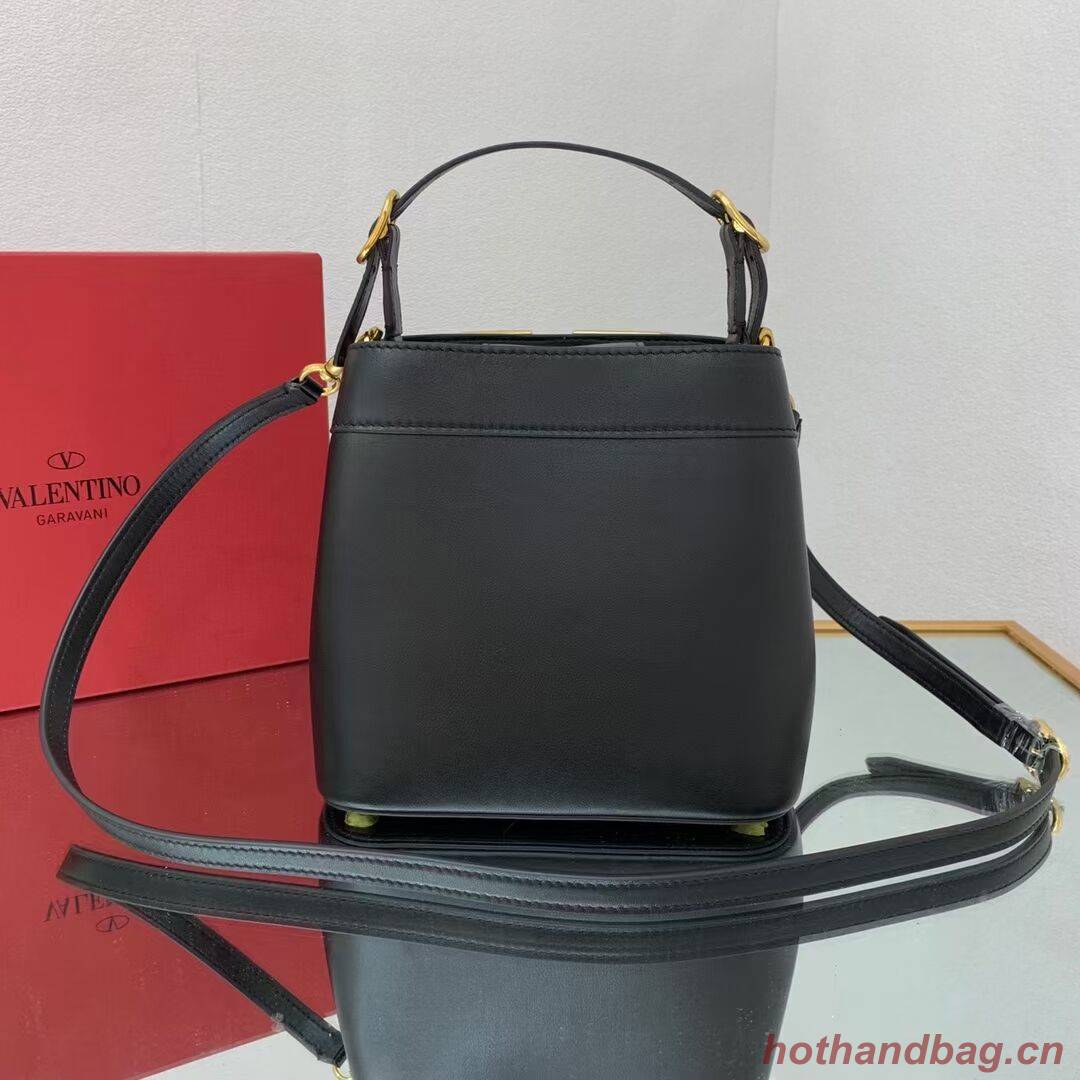 VALENTINO calf leather handbag V0754 black