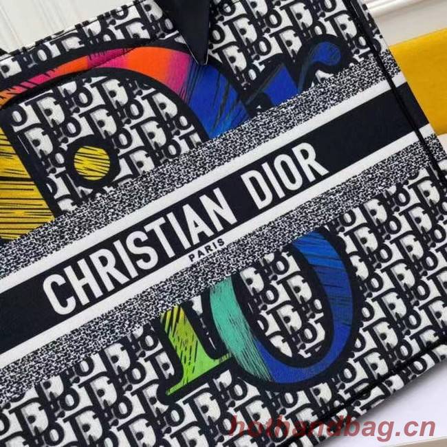 DIOR BOOK TOTE Multicolor Embroidery M1297ZR-10