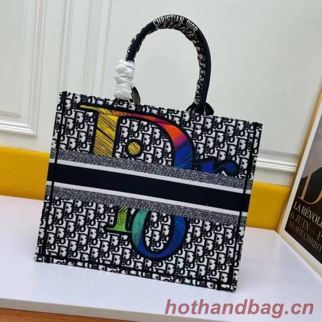 DIOR BOOK TOTE Multicolor Embroidery M1297ZR-10