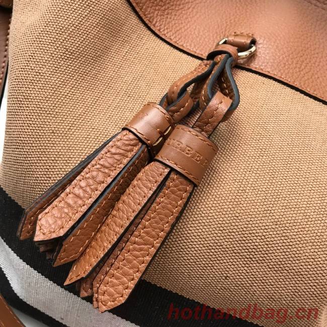 BurBerry Leather Shoulder Bag 3982 brown