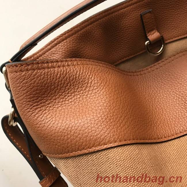 BurBerry Leather Shoulder Bag 3982 brown