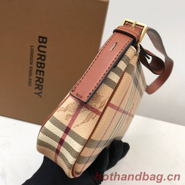 BurBerry Leather Shoulder Bag 80112 brown