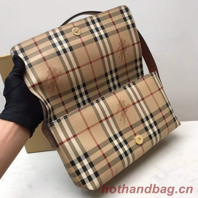 BurBerry Leather Shoulder Bag 80118 brown