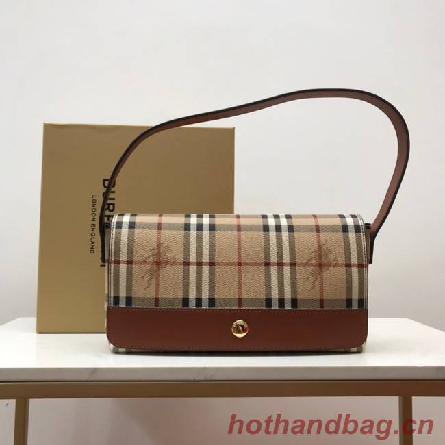 BurBerry Leather Shoulder Bag 80118 brown