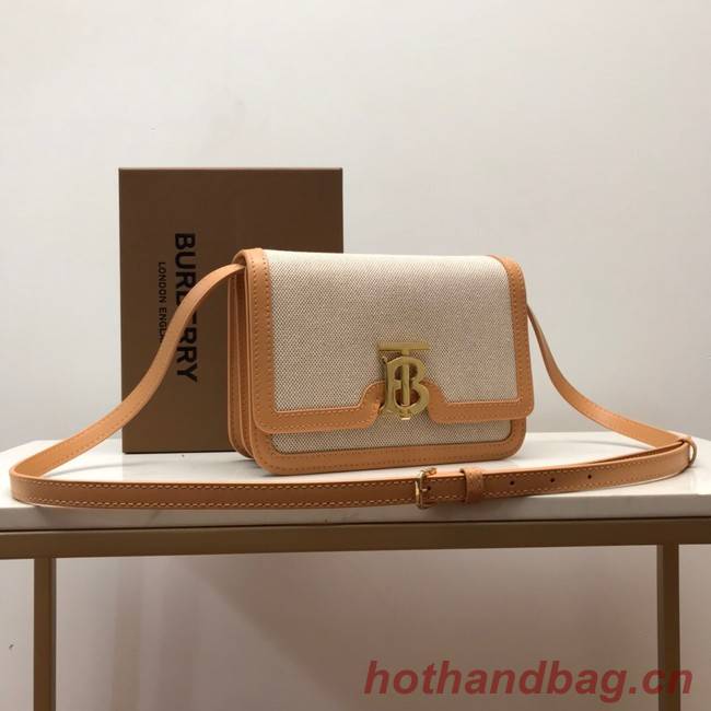 BurBerry Leather Shoulder Bag 80146 apricot