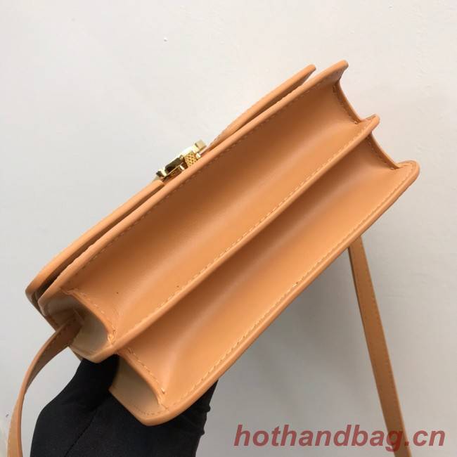 BurBerry Leather Shoulder Bag 80146 apricot