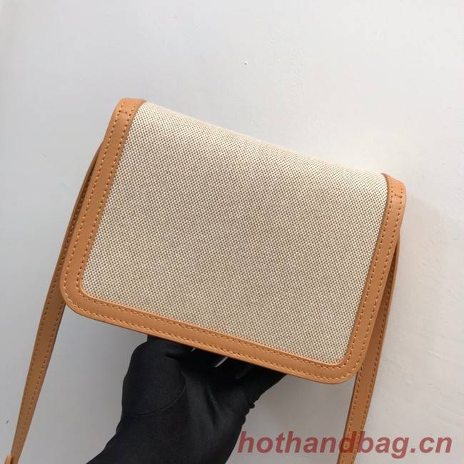 BurBerry Leather Shoulder Bag 80146 apricot