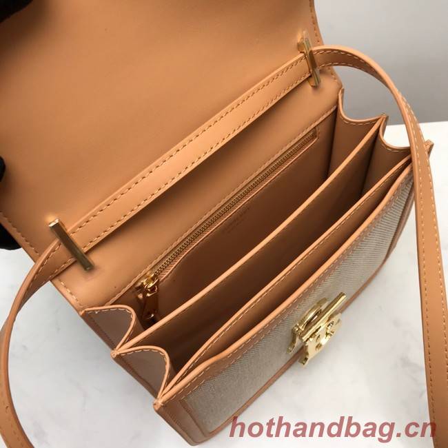 BurBerry Leather Shoulder Bag 80146 apricot