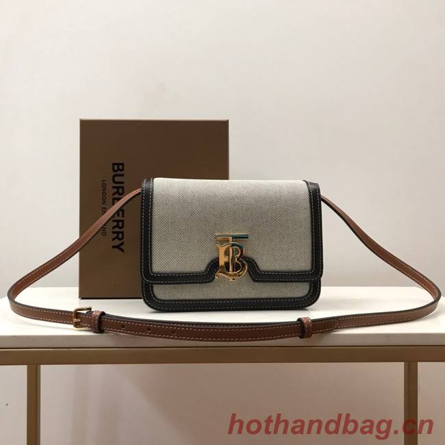 BurBerry Leather Shoulder Bag 80146 black&brown