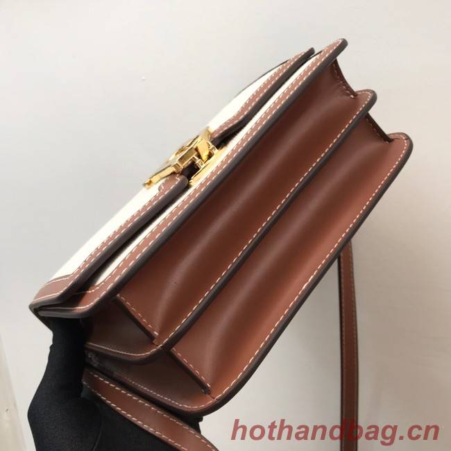 BurBerry Leather Shoulder Bag 80146 brown