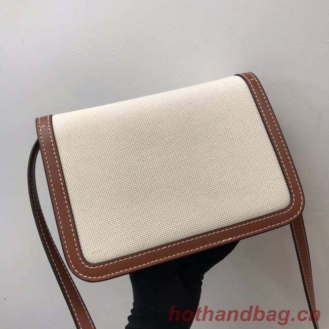 BurBerry Leather Shoulder Bag 80146 brown