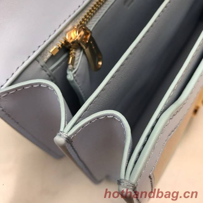 BurBerry Leather Shoulder Bag 80146 light blue