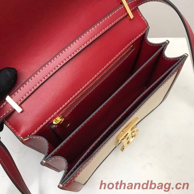 BurBerry Leather Shoulder Bag 80146 red