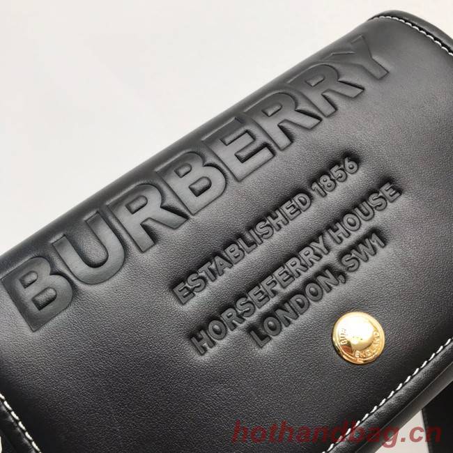 BurBerry Leather Shoulder Bag 80266 black