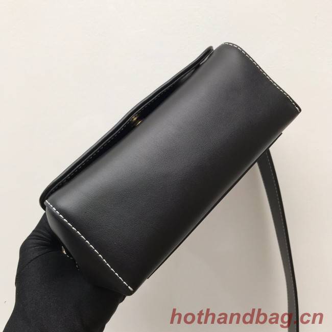 BurBerry Leather Shoulder Bag 80266 black