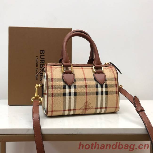 BurBerry Leather Shoulder Bag 82012 brown