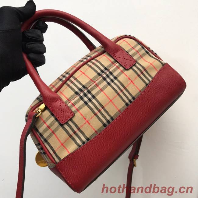 BurBerry Leather Shoulder Bag 90111 red