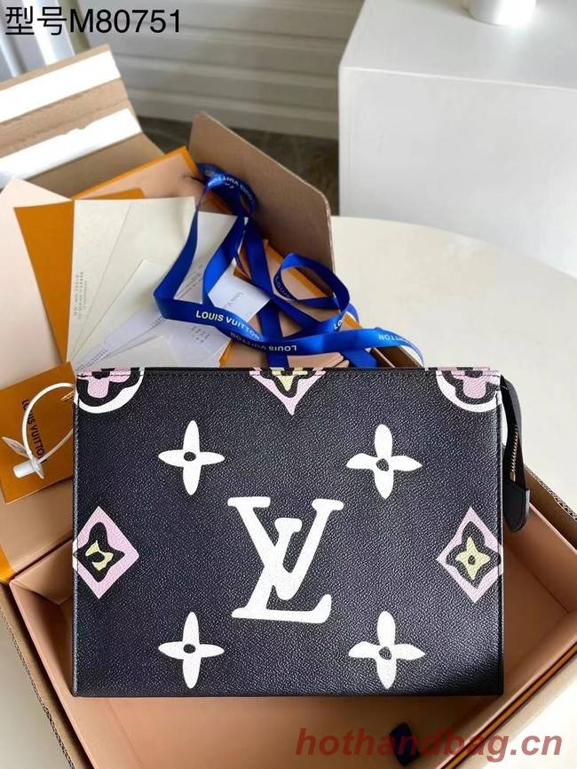 Louis Vuitton POCHETTE VOYAGE MM M80752 black