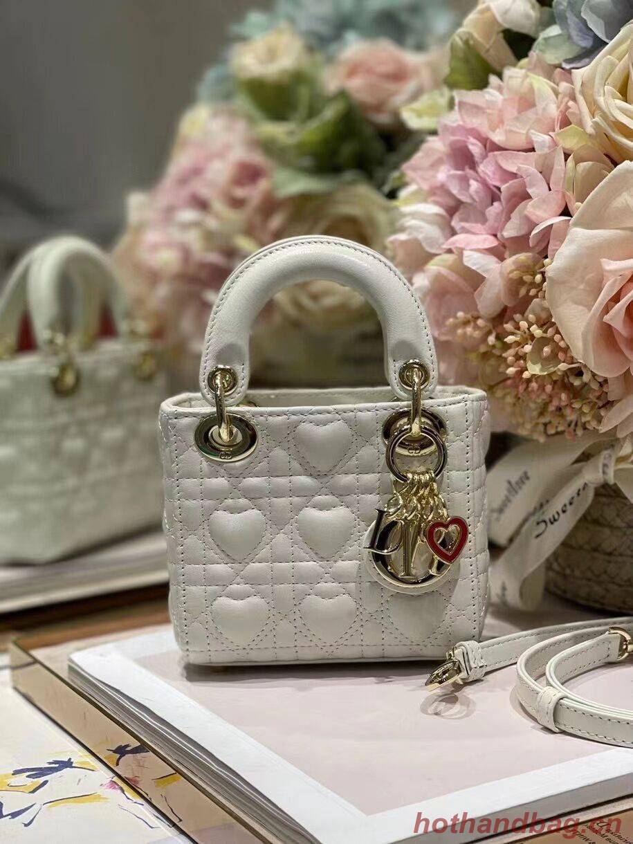 MICRO DIORAMOUR LADY DIOR BAG S0856ONG Latte Cannage