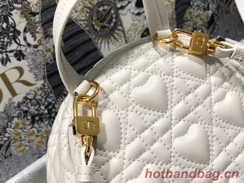 MINI DIOR BACKPACK Cannage Lambskin M9222 white