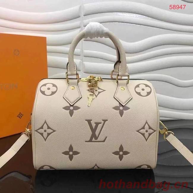 Louis Vuitton SPEEDY BANDOULIERE 25 M58947 Cream