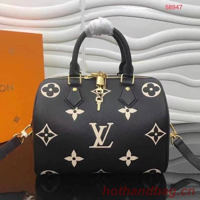 Louis Vuitton SPEEDY BANDOULIERE 25 M58947 black