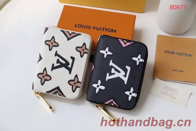 Louis Vuitton ZIPPY COIN PURSE M80677 Beige