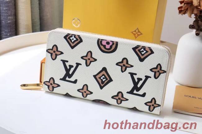 Louis Vuitton ZIPPY WALLET M80683 Beige