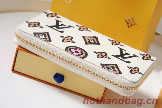 Louis Vuitton ZIPPY WALLET M80683 Beige