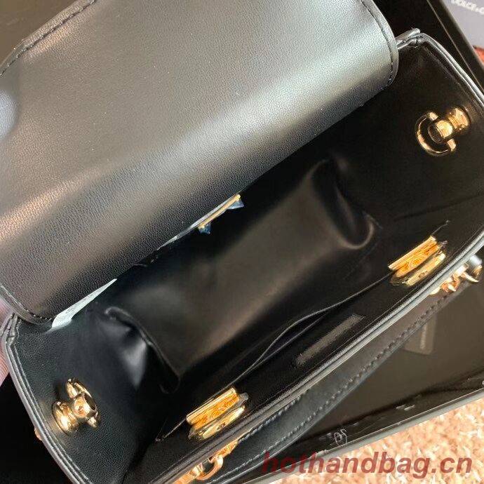 Dolce & Gabbana Origianl Leather Shoulder Bag 5158 black