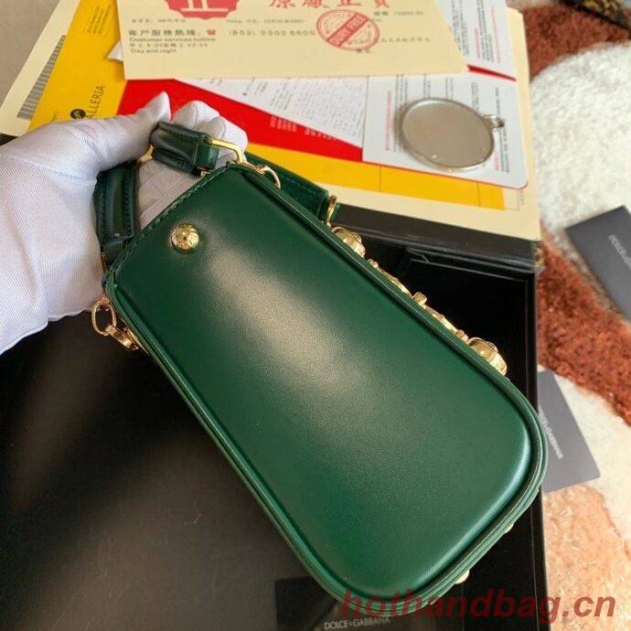 Dolce & Gabbana Origianl Leather Shoulder Bag 5158 green