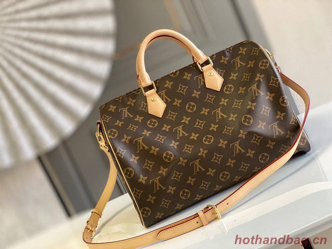 Louis Vuitton Speedy 35 Original Leather Shoulder Strap Bag M40392