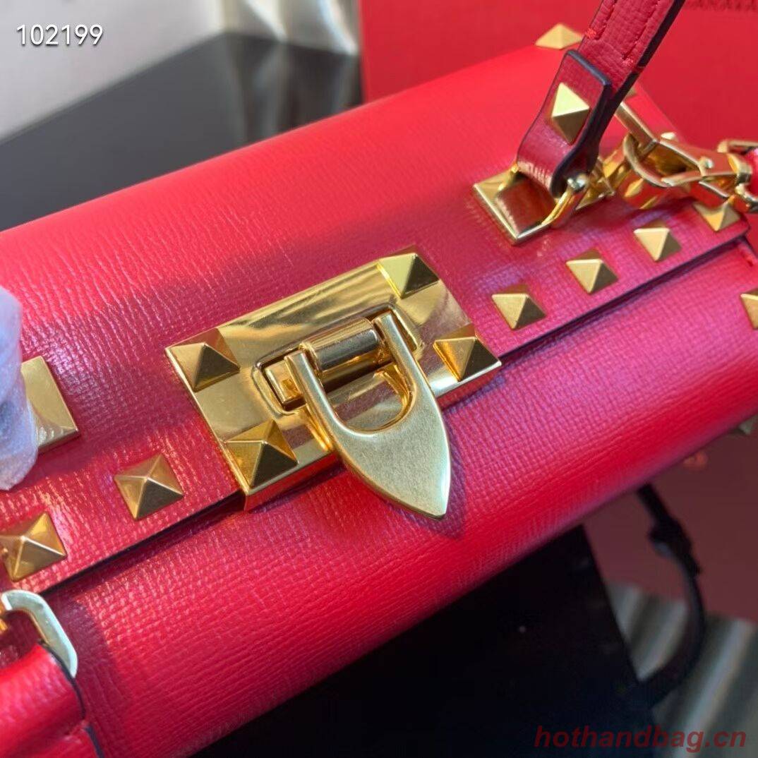 VALENTINO Origianl leather shoulder bag V4273 red