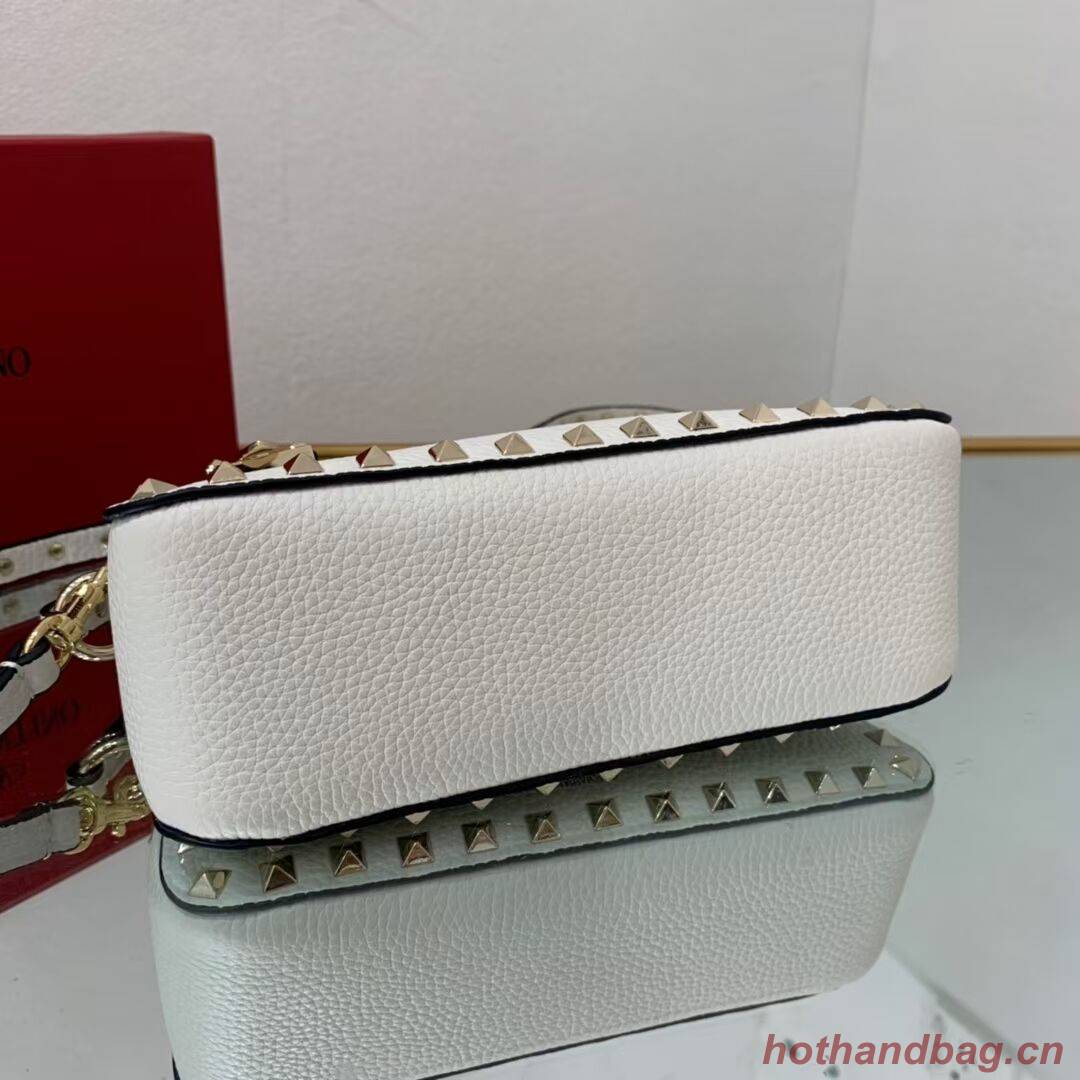 VALENTINO Origianl leather shoulder bag V4700 white