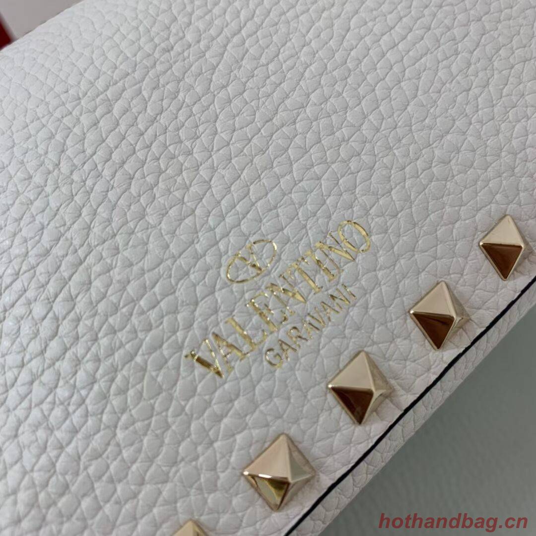 VALENTINO Origianl leather shoulder bag V4700 white