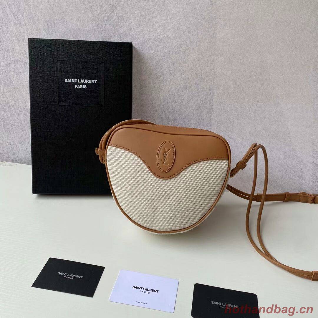 Yves Saint Laurent Canvas cross-body bag Y685260 Beige