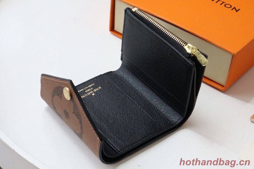 Louis Vuitton Monogram Canvas Zoe WALLET M80725 Brown