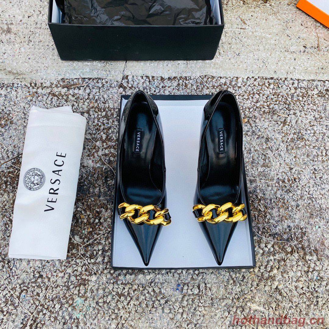 Versace Shoes 95mm Heels V72370 Black