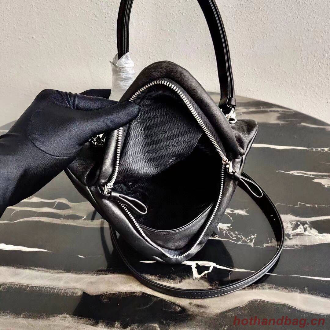 Prada Padded nappa leather handbag 3BA315 black