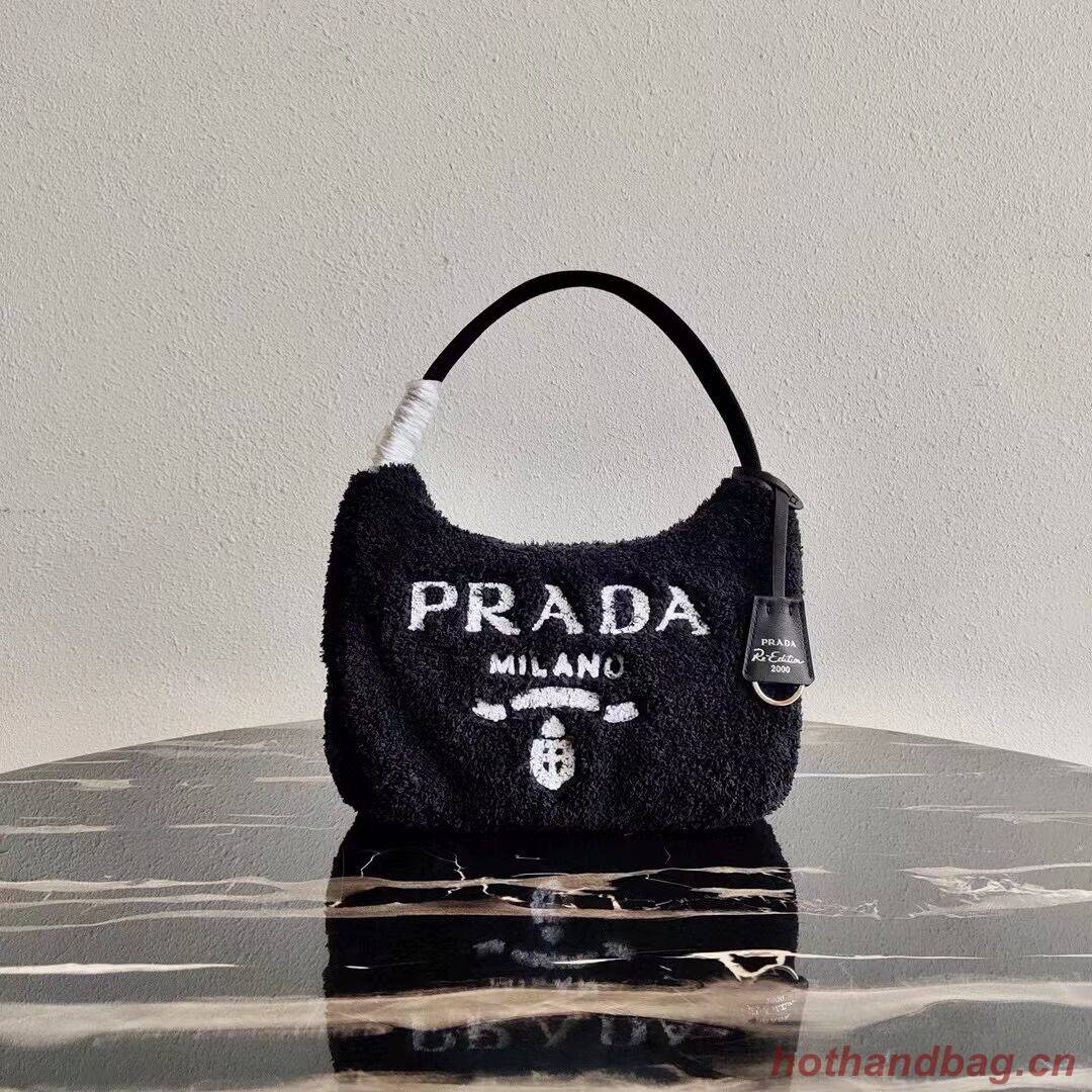 Prada Re-Edition 2000 terry mini-bag 1NE515 black