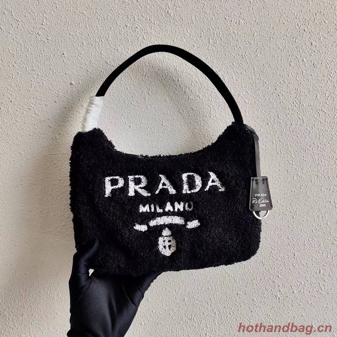 Prada Re-Edition 2000 terry mini-bag 1NE515 black