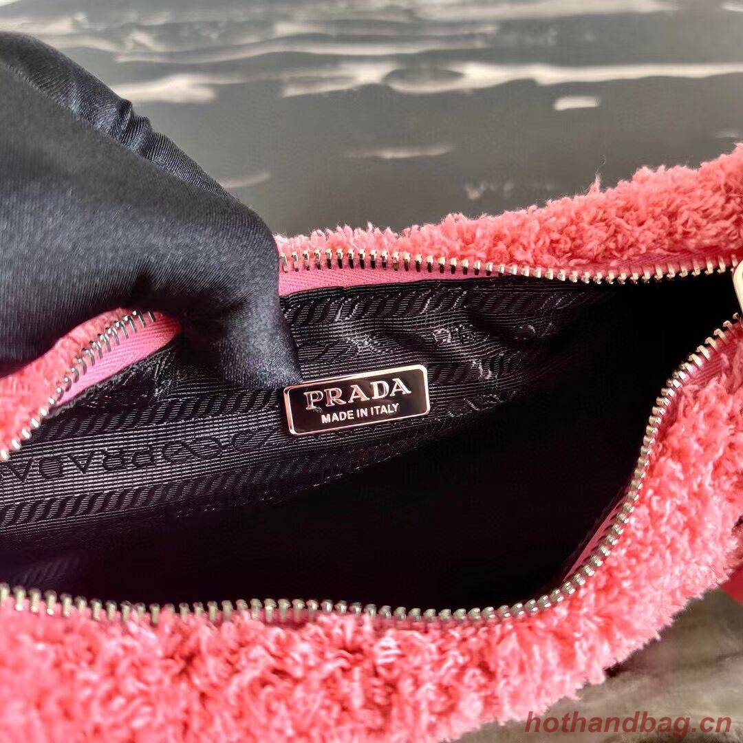 Prada Re-Edition 2000 terry mini-bag 1NE515 pink