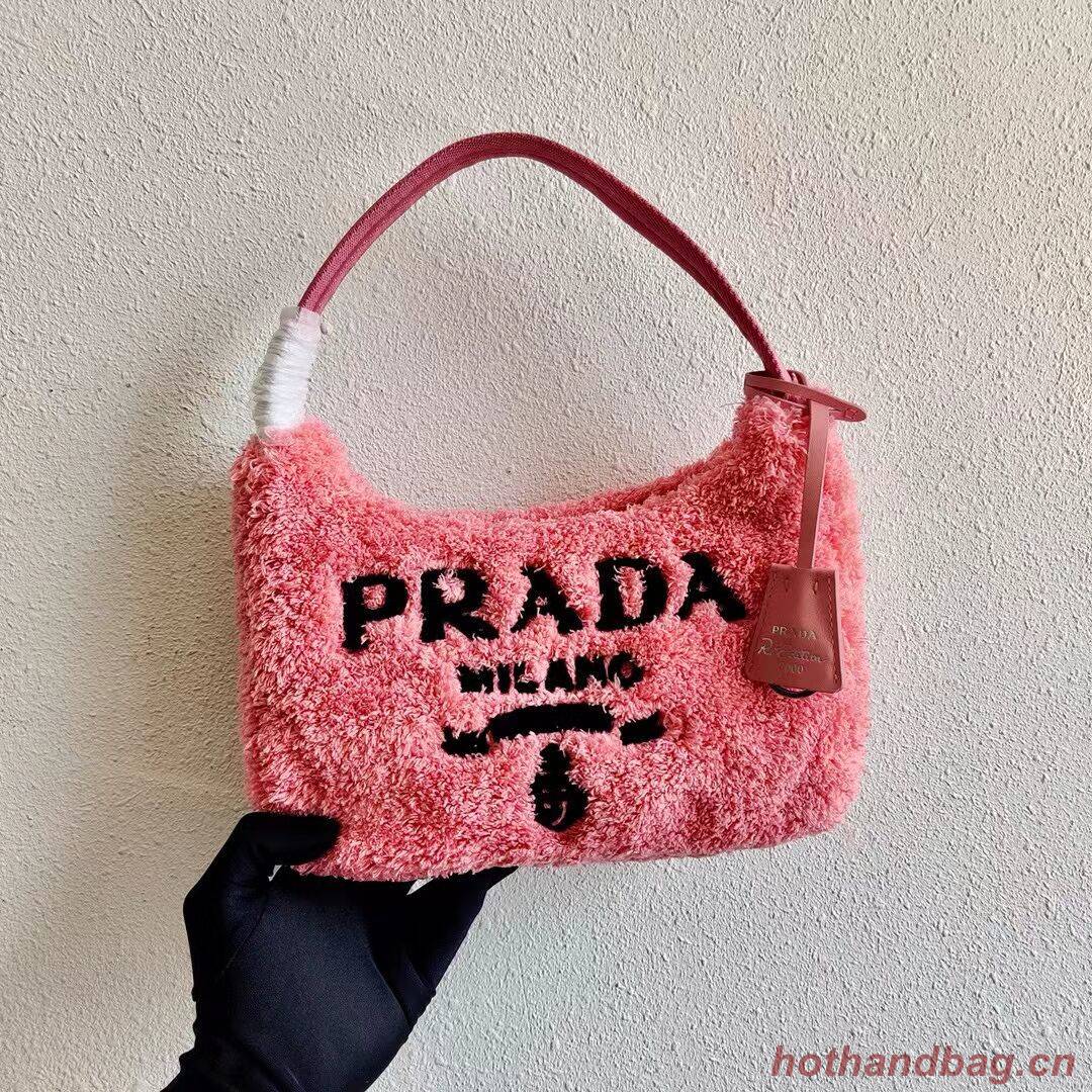 Prada Re-Edition 2000 terry mini-bag 1NE515 pink