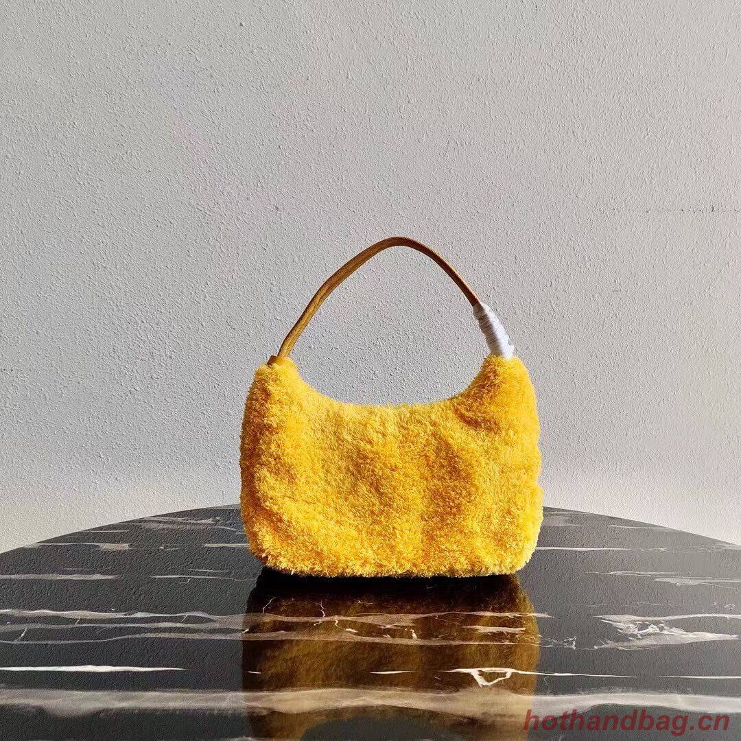 Prada Re-Edition 2000 terry mini-bag 1NE515 yellow