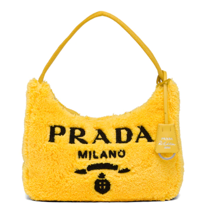 Prada Re-Edition 2000 terry mini-bag 1NE515 yellow